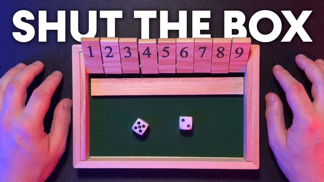 ASMR 1 HOUR OF SHUT THE BOX