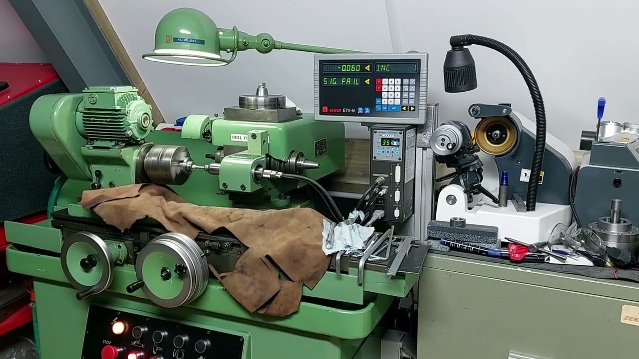 Deckel S1 arbor grinding