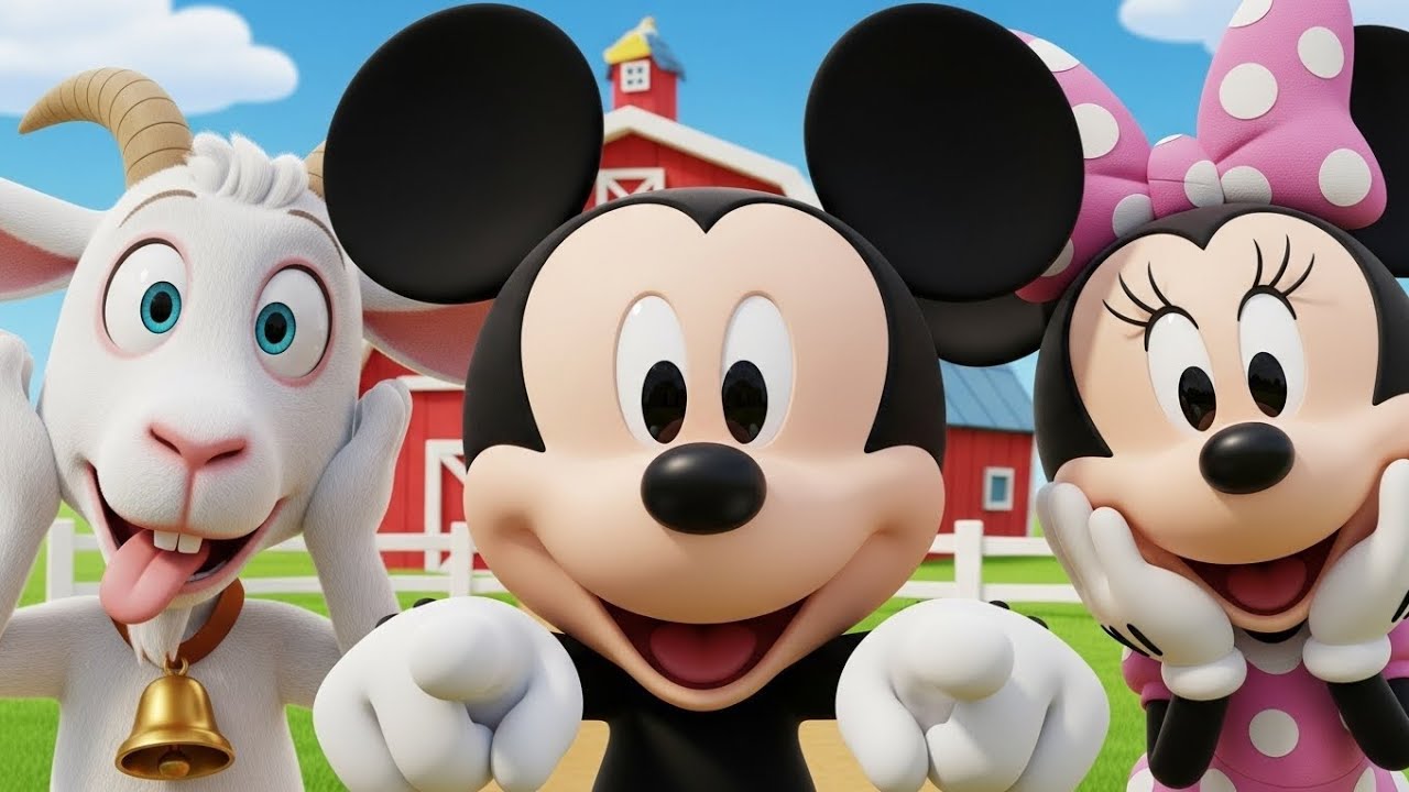 Mickey Mouse & Friends Farm Adventure | Funny White Goat Fun for Kids