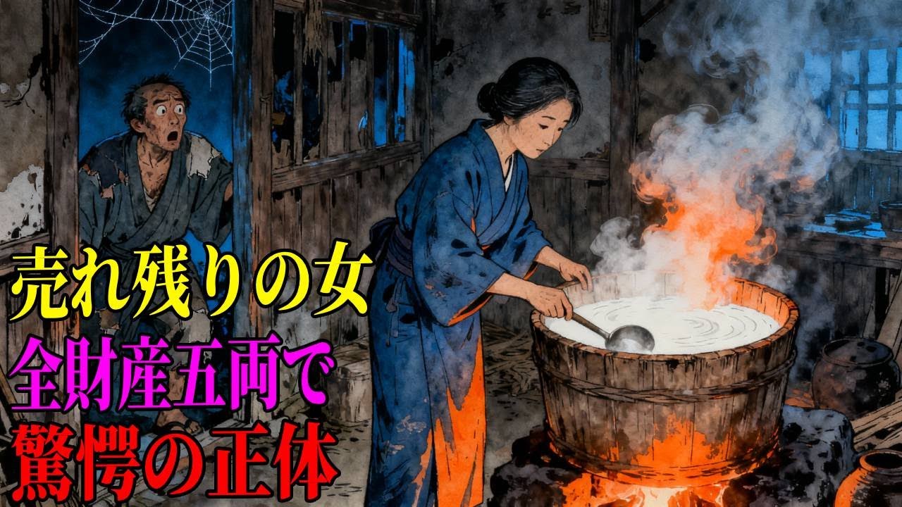 誰も相手にしなかった三十路の未亡人。全財産五両で引き取ったうつけ者の家と村の運命が一変した | 野談 | 伝説 | 昔話 | 説話 | 民話