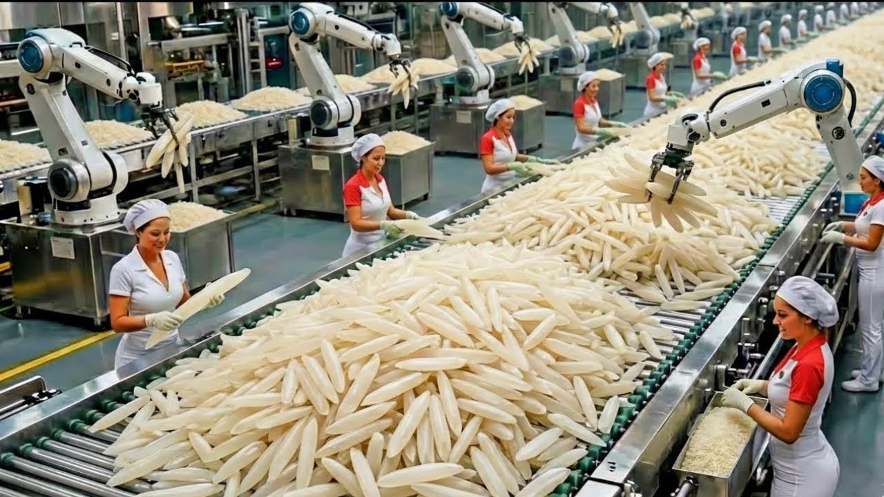 Inside a Modern Rice Milling Factory – From Raw Paddy to Clean Rice Bags (Full Process)