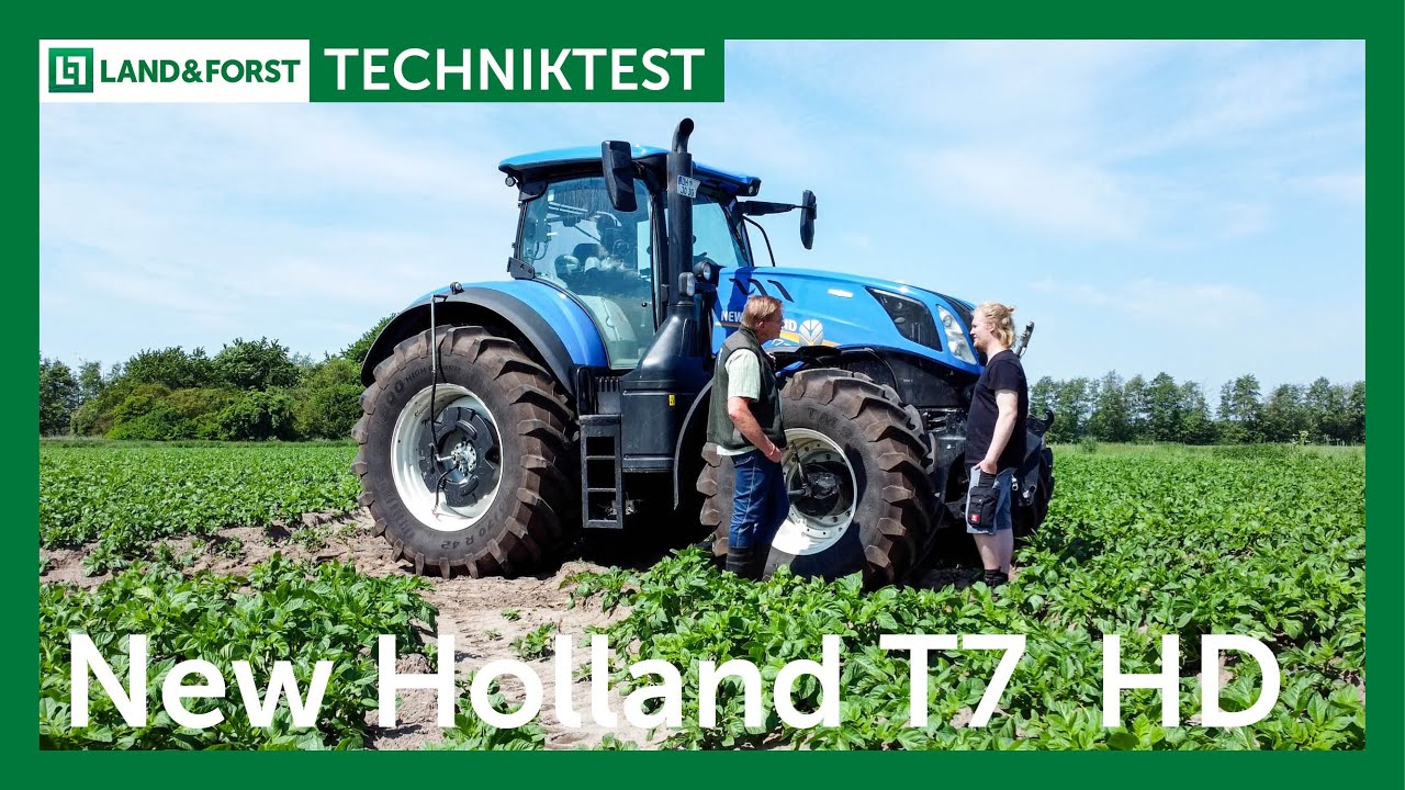 New Holland T7.275 I Wie Fynn Johanning seinen New Holland einsetzt I LAND & FORST Techniktest