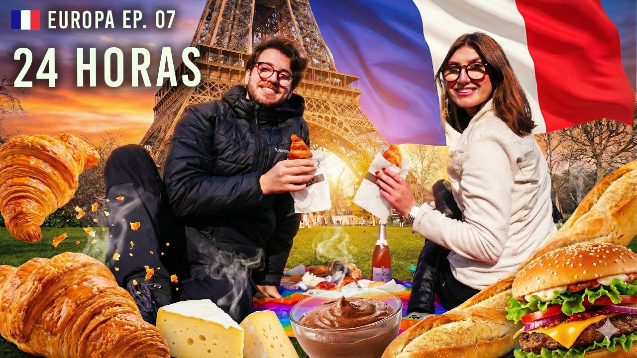 COMEMOS TUDO EM PARIS! 24 horas 🥐🇫🇷