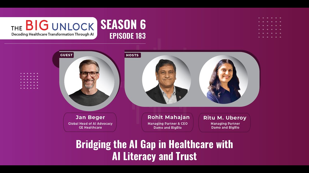 Podcast | Jan Beger, GE Healthcare | Bridging the AI Gap in Healthcare with AI Literacy and Trust