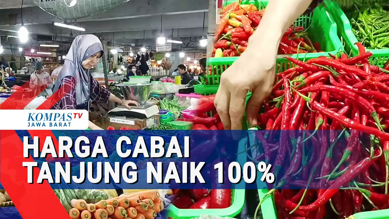 Harga Cabai Tanjung Di Pasar Kosambi Meroket Dua Kali Lipat