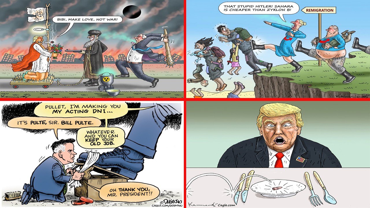 Trump Cartoons That Broke the Internet | Viral Political Humor and Satire Compilation