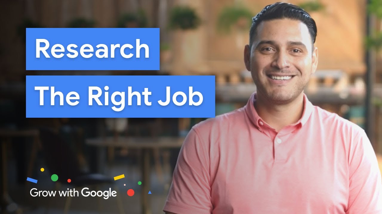 Как использовать исследование для поиска подходящей работы | Grow with Google