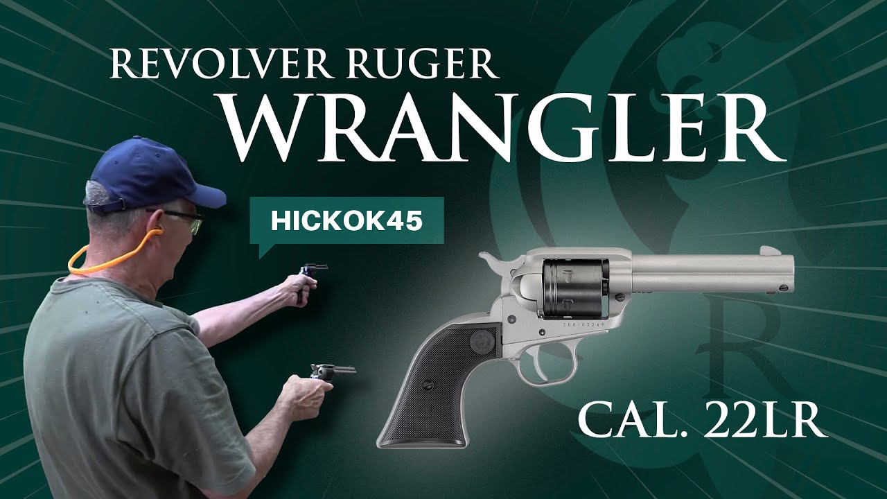 Revólver Ruger Wrangler 22LR | com Hickok45 🔥