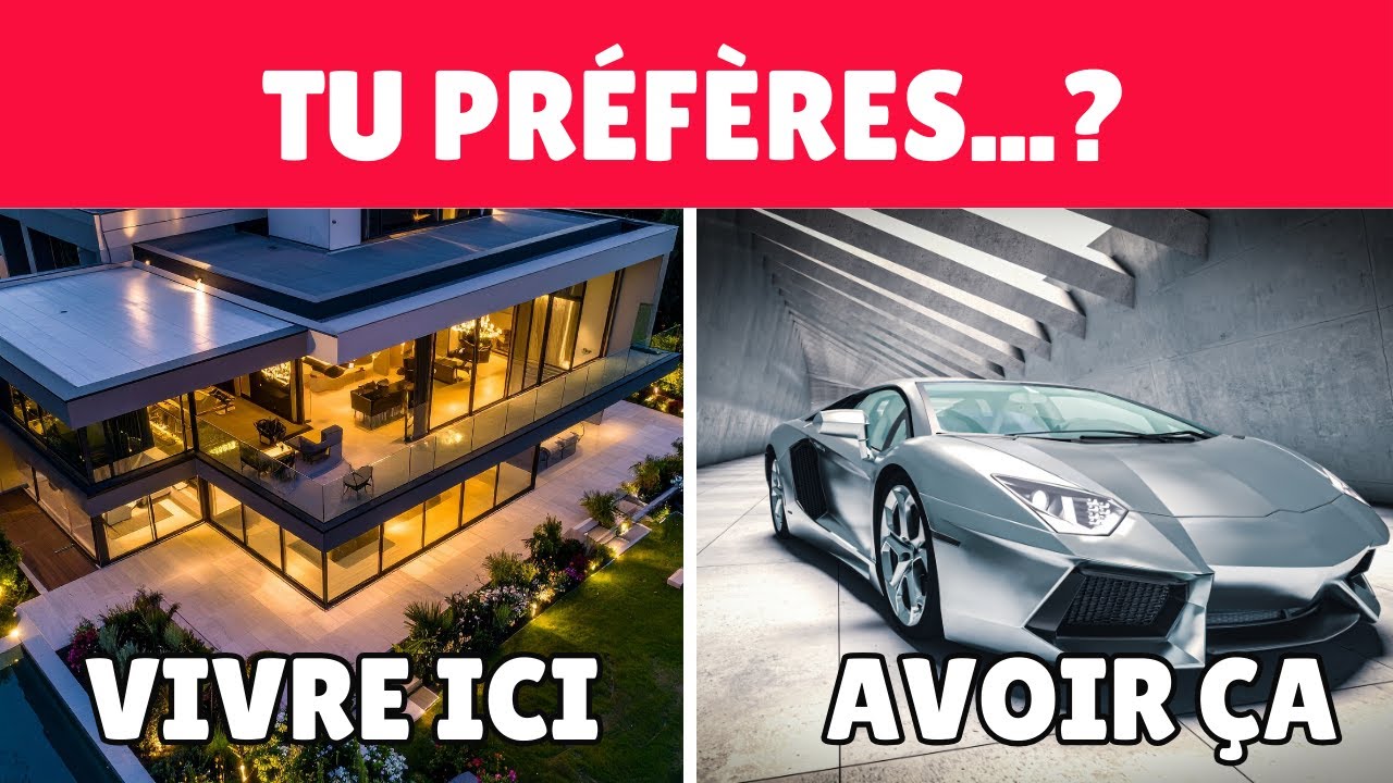 TU PRÉFÈRES...? Les choix IMPOSSIBLES !