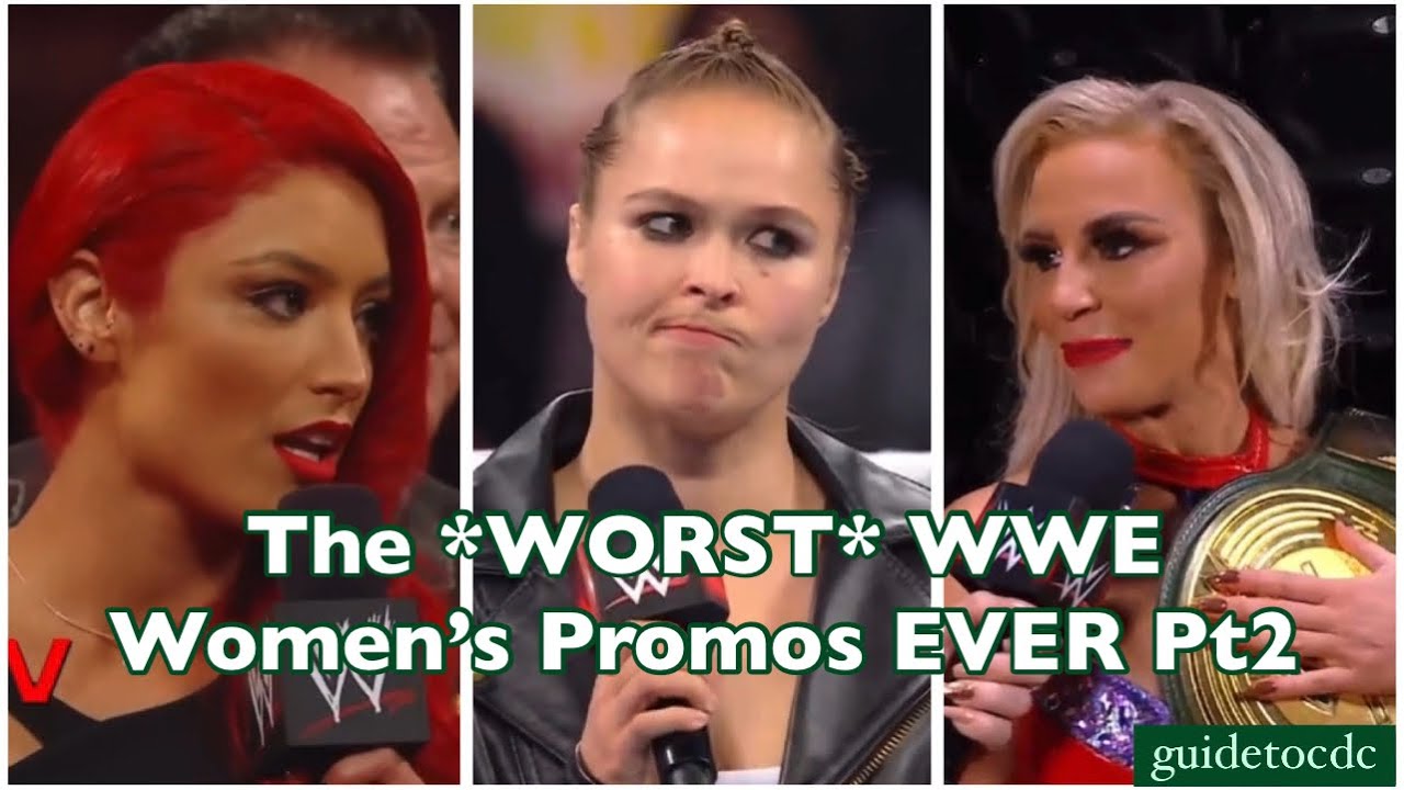*ХУДШИЕ* женские промо WWE В ИСТОРИИ. Часть 2