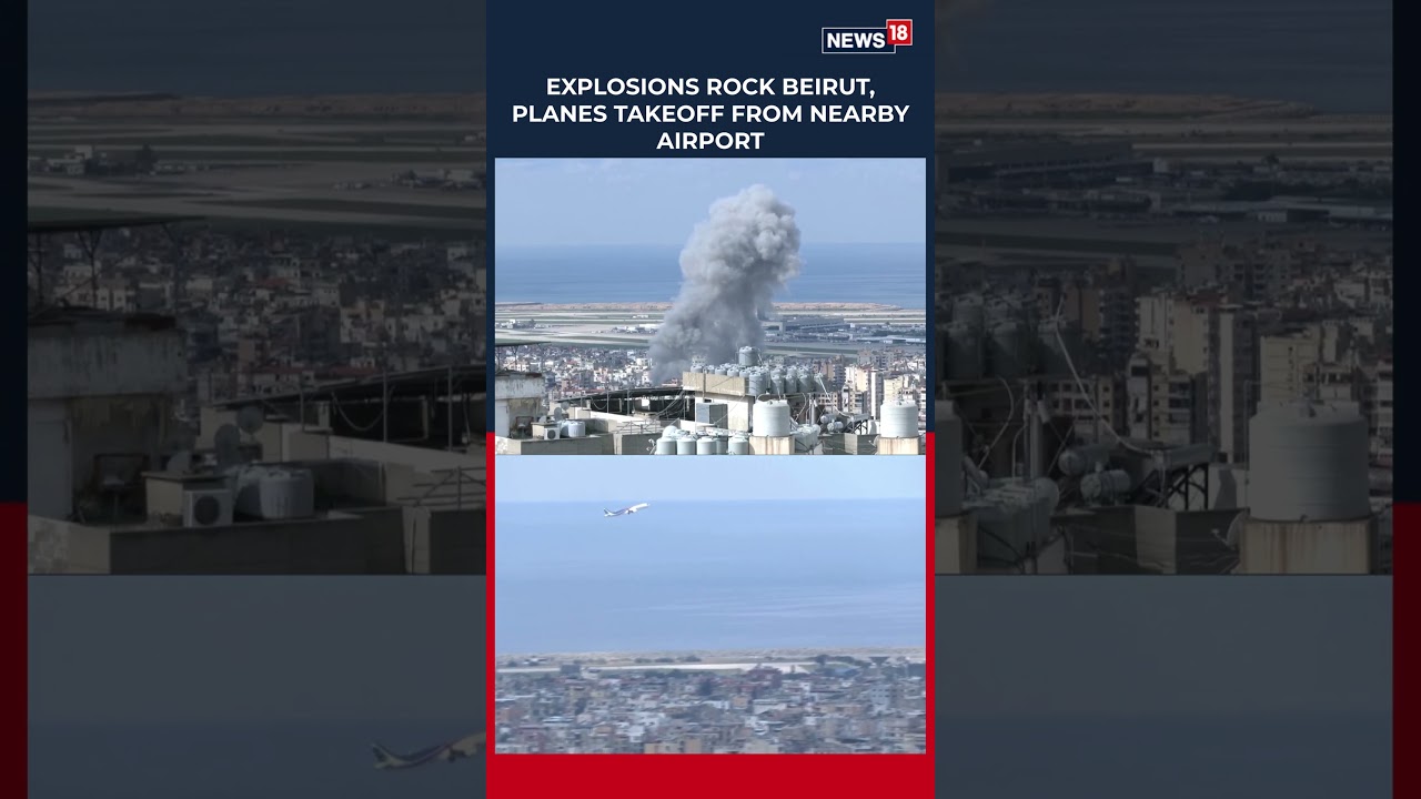 Lebanese City Of Baabda, With Visuals Showing Planes Taking Off From The Nearby Airport | N18S