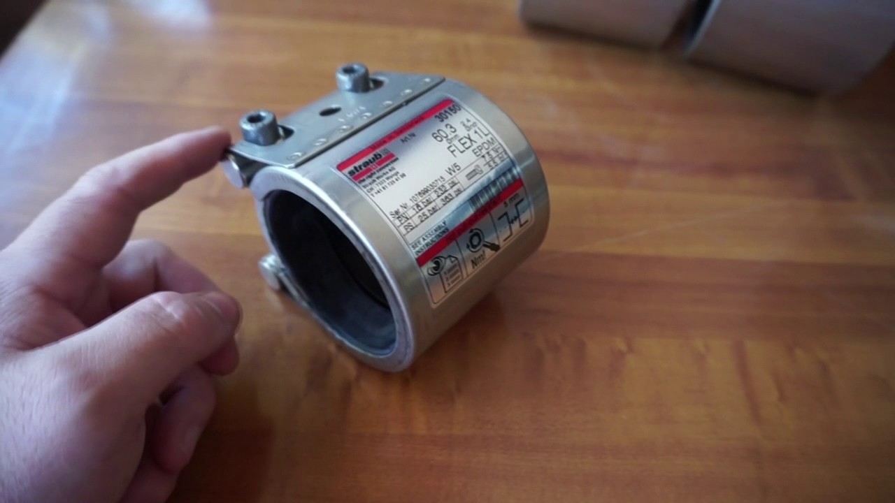 60.3mm pipe coupling Straub Flex