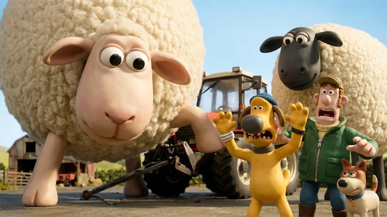 Giant Sheep: What Went Wrong on This Farm? 😱🐑  | Funny Shaun the Sheep Cartoon