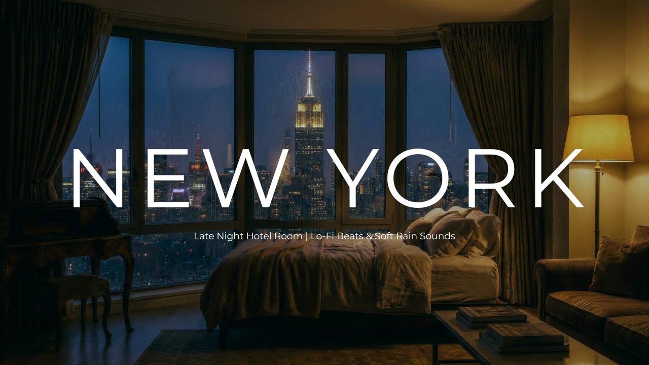 [Playlist] Lo-Fi Rain for Sleep | Peaceful Night in New York