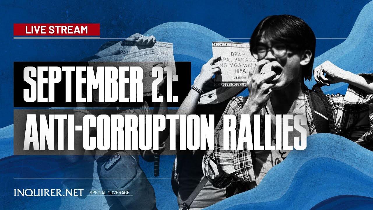 LIVE: September 21: Anti-corruption rallies