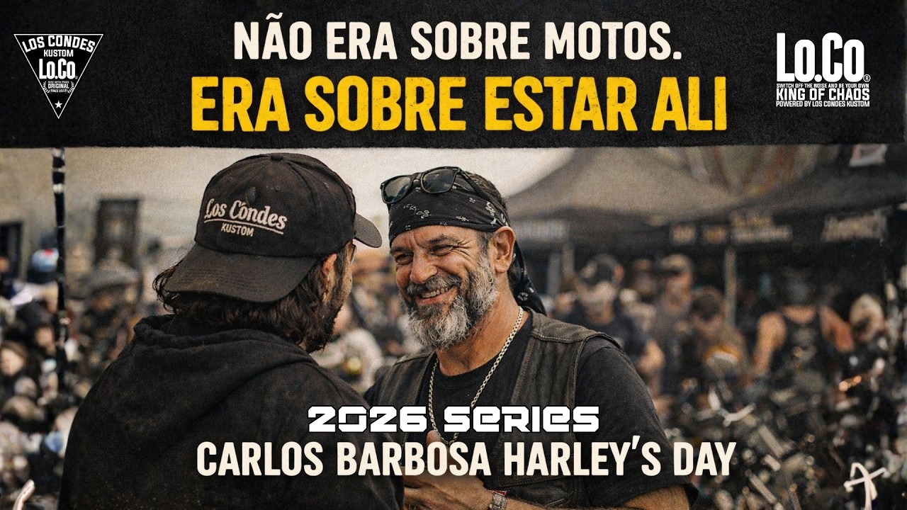Não era sobre motos. Era sobre estar ali | Carlos Barbosa Harley’s Day