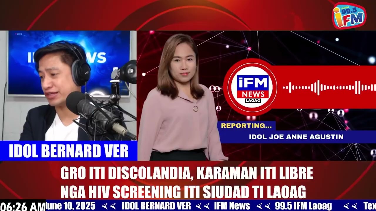 GRO ITI DISCOLANDIA, KARAMAN ITI LIBRE NGA HIV SCREENING ITI SIUDAD TI LAOAG