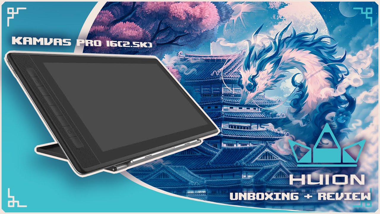 Huion Kamvas Pro 16 (2.5k) - Unboxing + Review