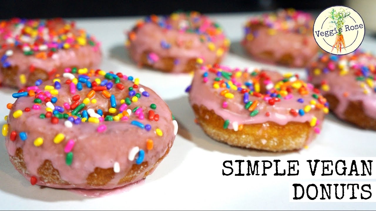 Simple Vegan Donuts || Vegan Dunkin Donuts