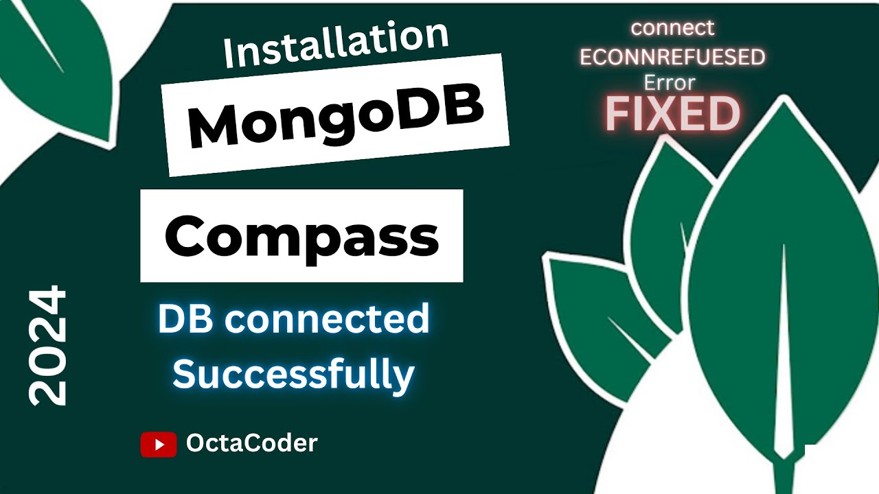 Fixing MongoDB Installation & Connection Errors | ECONNREFUSED & MongoDB Compass
