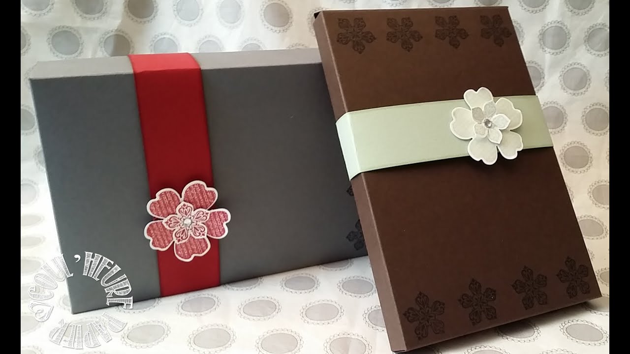 Vidéo-Tuto "Boîte à Livre" par Coul'Heure Papier