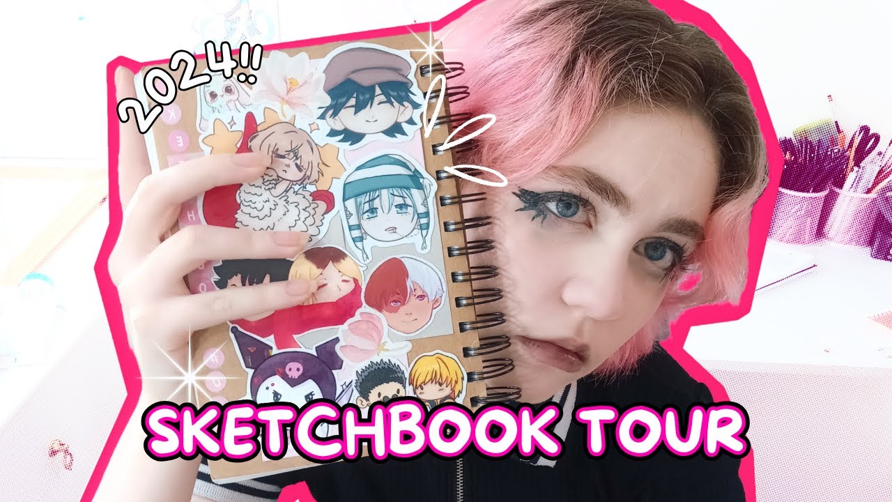 TUOR pelo meu sketchbook 💖✨ | 2024 - 2025
