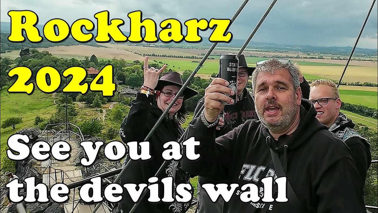 2024 Rockharz Teufelsmauer - da müsst ihr rauf! Mittwoch auf dem Festival
