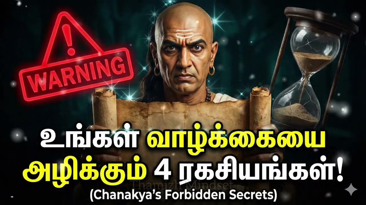 உங்கள் வாழ்க்கையை அழிக்கும் 4 ரகசியங்கள்!💥 Chanakya's Forbidden Secrets ✨The Ultimate Guide#tamil 