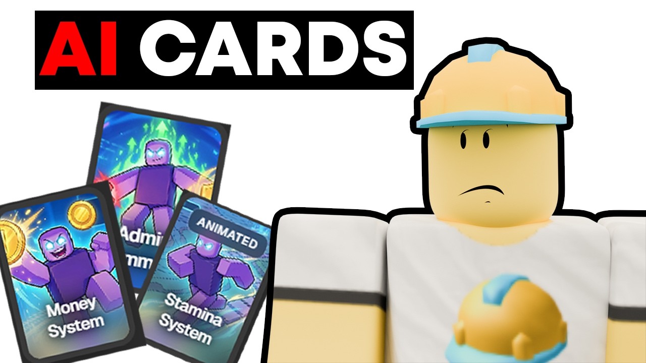 Я создал игру на Roblox, используя карточки.