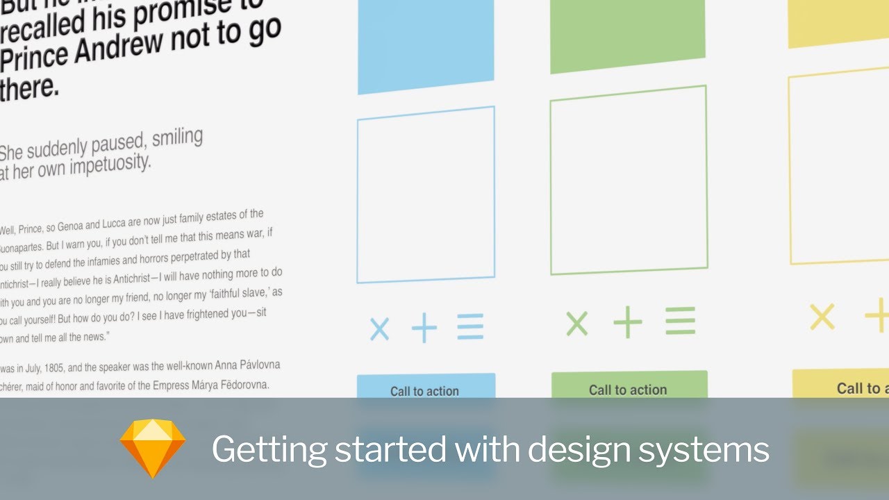 Getting started with Designs Systems in Sketch