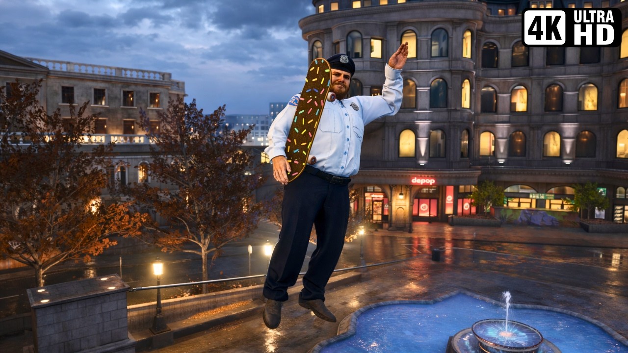 Jack Black (Constable Richard) Gameplay | Tony Hawk's Pro Skater 3+4 (PC Ultra 4K UHD)