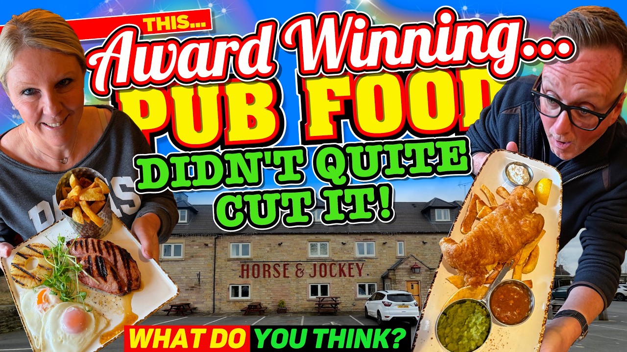 This AWARD WINNING PUB FOOD didn't QUITE CUT IT for ME!