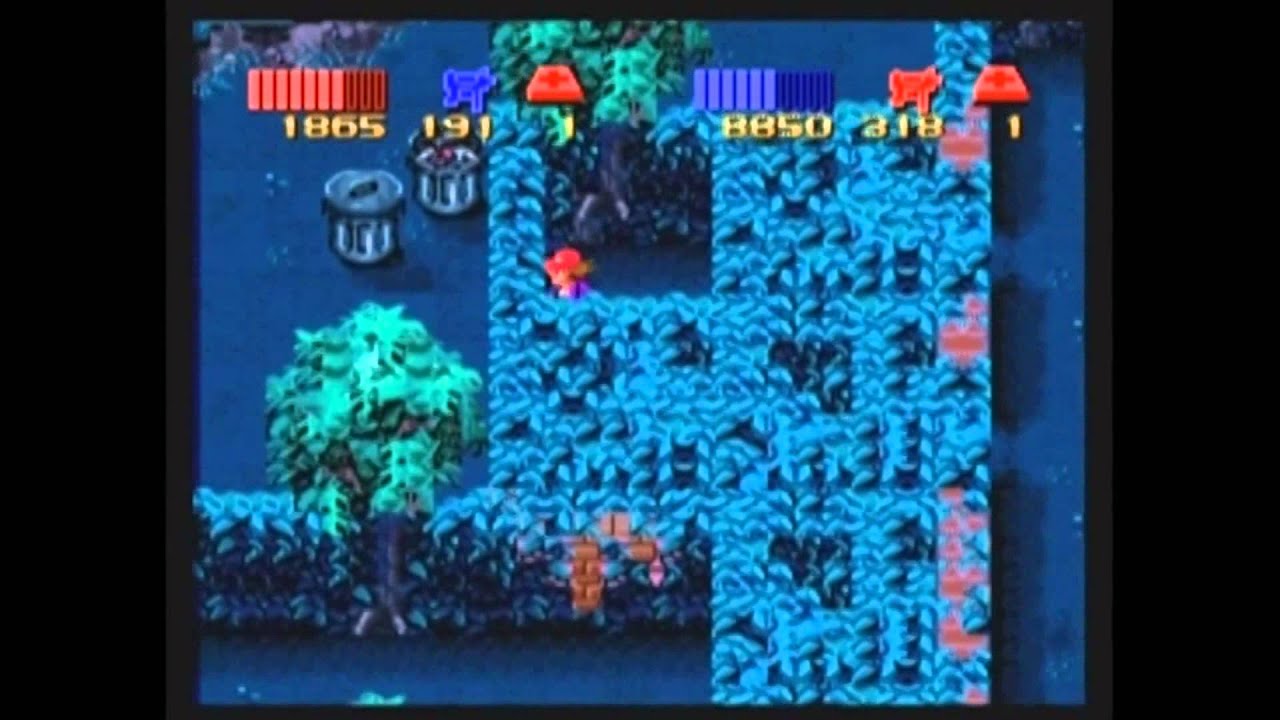 SNES - Zombies Ate My Neighbors - Level 2