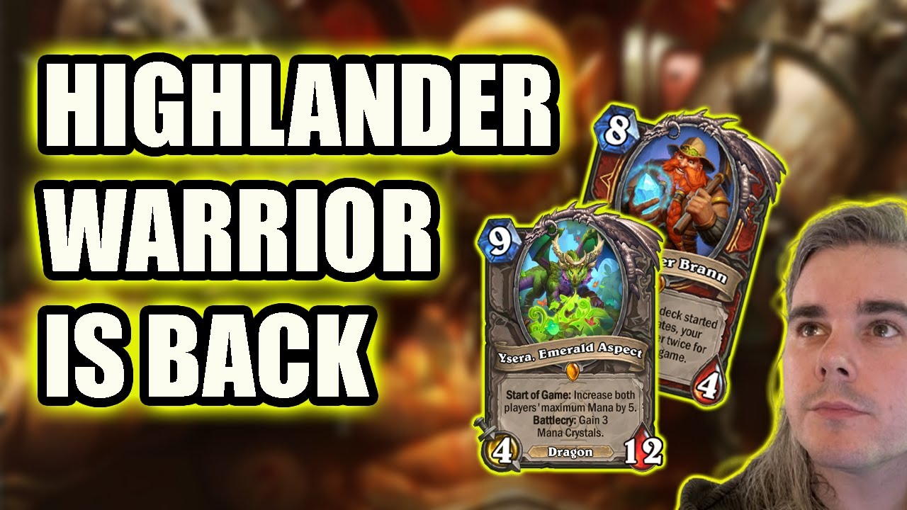 Top Legend Highlander Warrior with Ysera - Starcraft miniset Standard Hearthstone gameplay