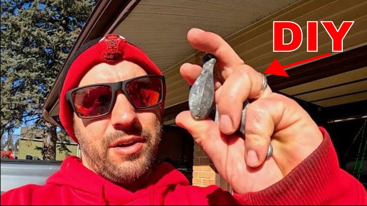 HOW To make your own Fishing Weights (DIY)