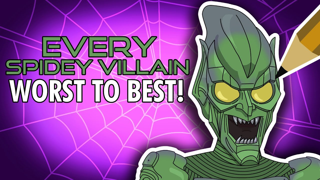 RANKING Every Live Action Spider-Man Villain / Green Goblin 2002 SPEED-ART
