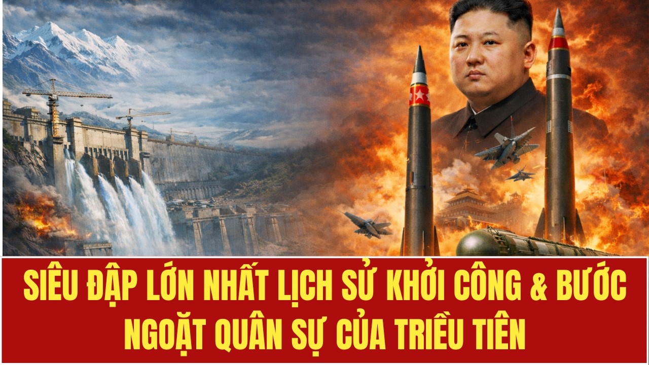TIN NÓNG QUỐC TẾ 16/02/2026|SIÊU ĐẬP LỚN NHẤT LỊCH SỬ KHỞI CÔNG & BƯỚC NGOẶT QUÂN SỰ CỦA TRIỀU TIÊN