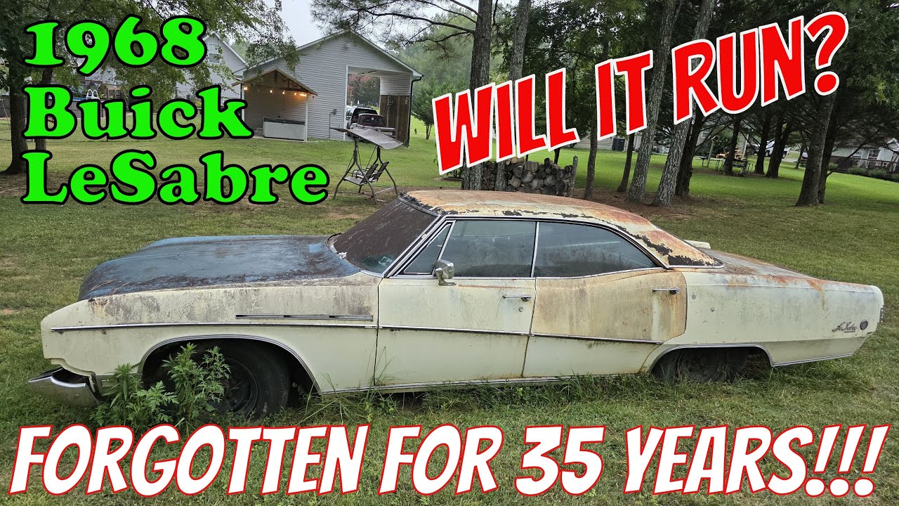 1968 Buick LeSabre Saved from scrap after 35 YEARS! Will it run? Will it return to the road? Cruiser