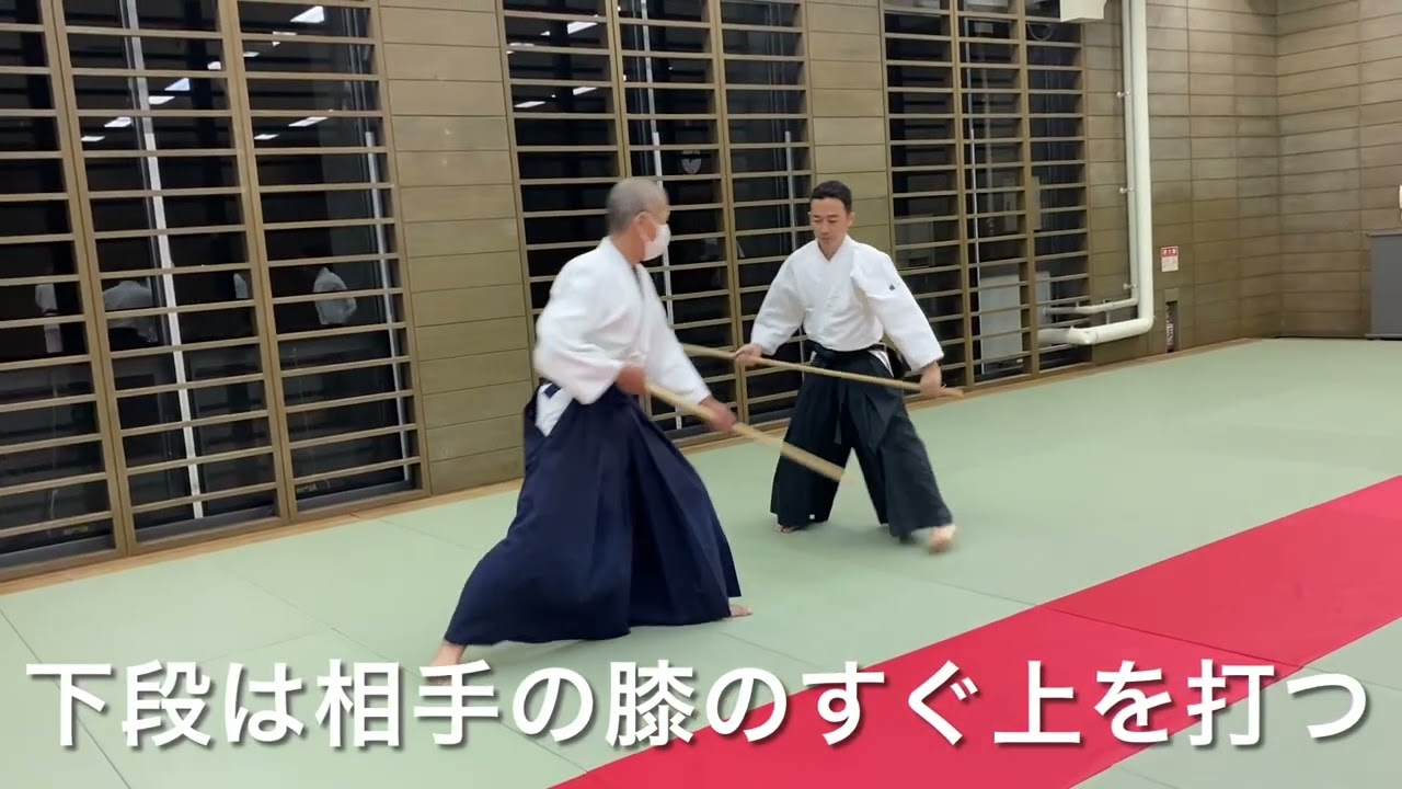 初心者向け　基本の組杖　対突き【右開き】６種