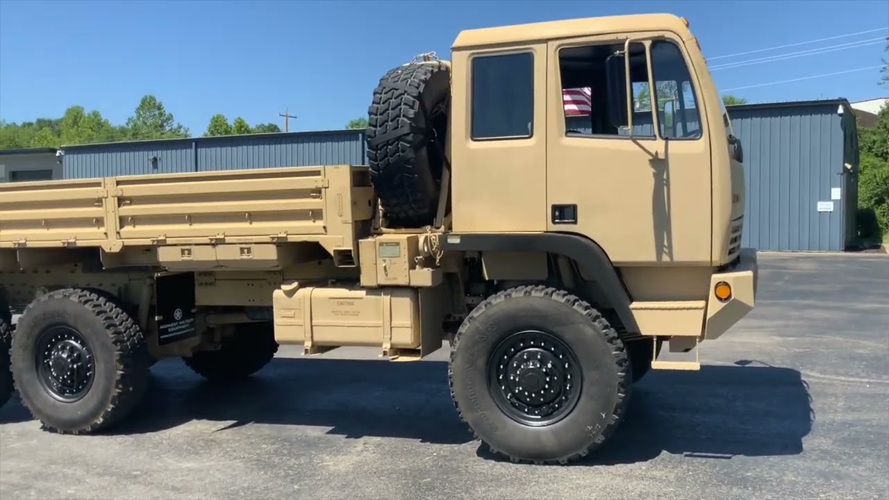 FOR SALE: 2004 Oshkosh M1085A1 MTV 6x6 Long Wheel Base Cargo Truck