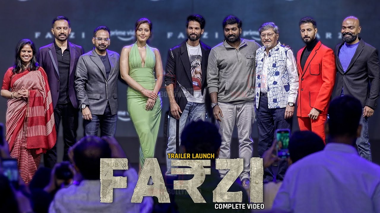 FARZI | Official Trailer Launch | COMPLETE VIDEO | Shahid Kapoor, Vijay Sethupathi, Raashii Khanna