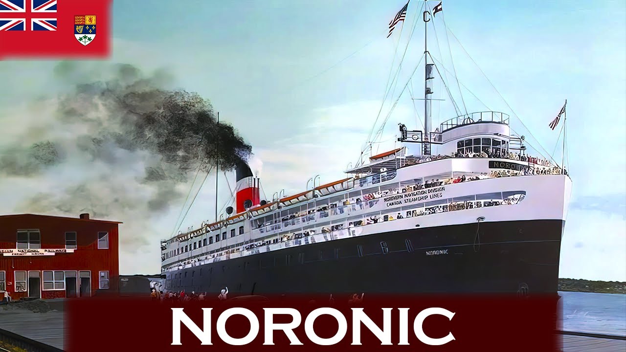 The wreck that destroyed the Canadian vessel Noronic