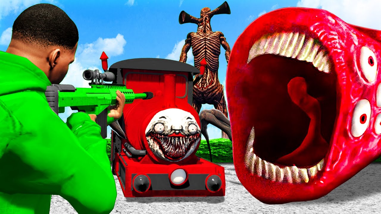 Ich JAGE den TRAIN EATER, CHOO-CHOO CHARLES & SIREN HEAD in GTA 5!