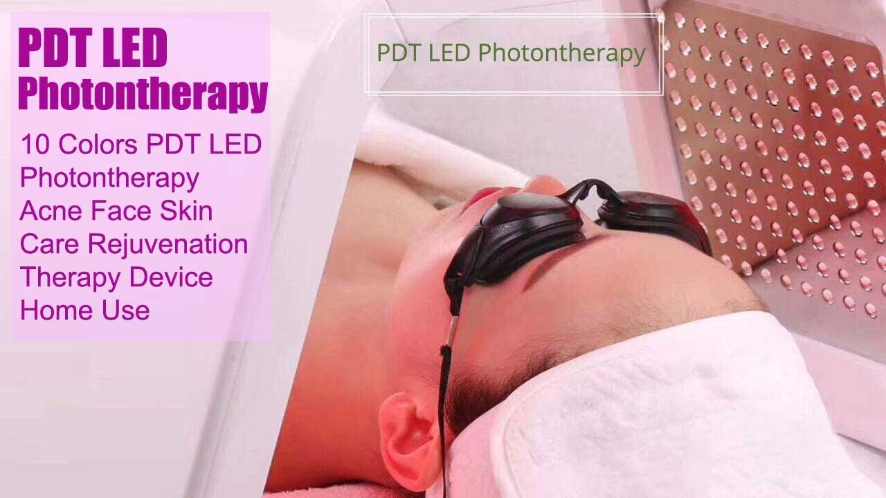 MYCHWAY 110G Red/Blue/Green 10 Colors Photon LED Photo Rejuvenation Light Therapy Facial Care