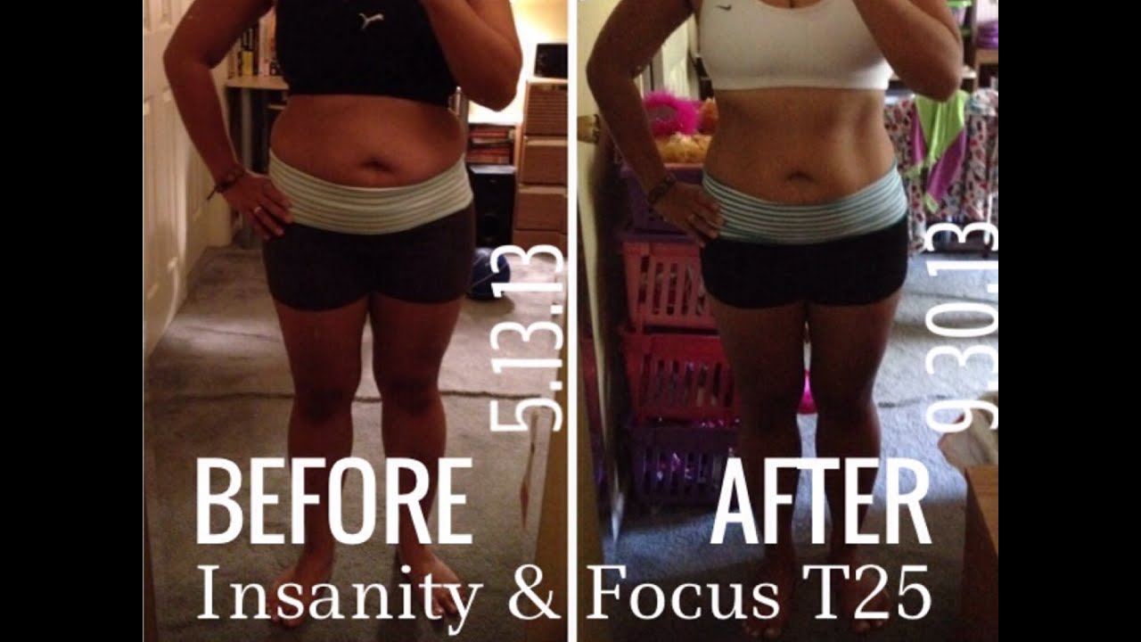 Focus T25 FINAL RESULTS  - INSANITY vs. FOCUS T25 Experience, Results & Pictures