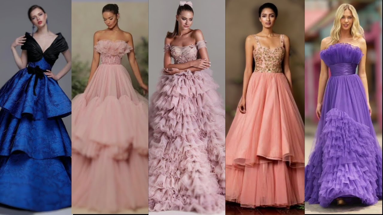 Stylish Layered Gowns: Perfect Blend of Trend and Class 💖😍 __Layered Gown Colection__Gown For Girls