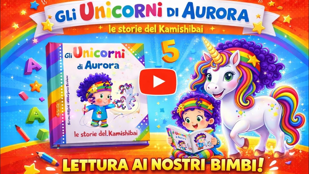 LETTURA PER BAMBINI 🦄 Gli Unicorni di Aurora | Storie del kamishibai | Storie a Belleville ✨