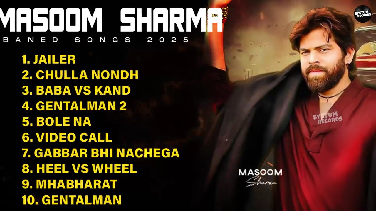 Masoom Sharma Banned Songs 2025 | Top 10 Hit Song | Latest Haryanvi Song | New Haryanvi Song