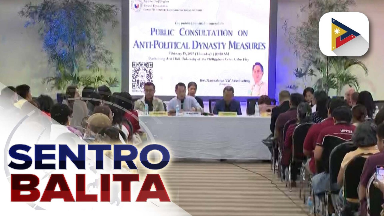 Public consultation sa ‘Anti-Political Dynasty’ Bill ng Kamara, isinagawa ngayong araw sa Visayas