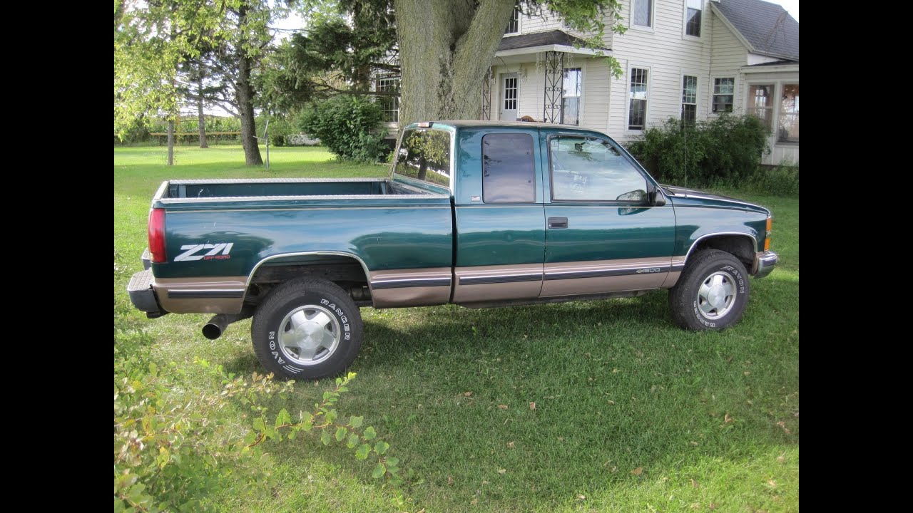 TEST DRIVE 1996 CHEVY 1500 6.5 DIESEL 4X4 EX CAB $old, see what you missed!
